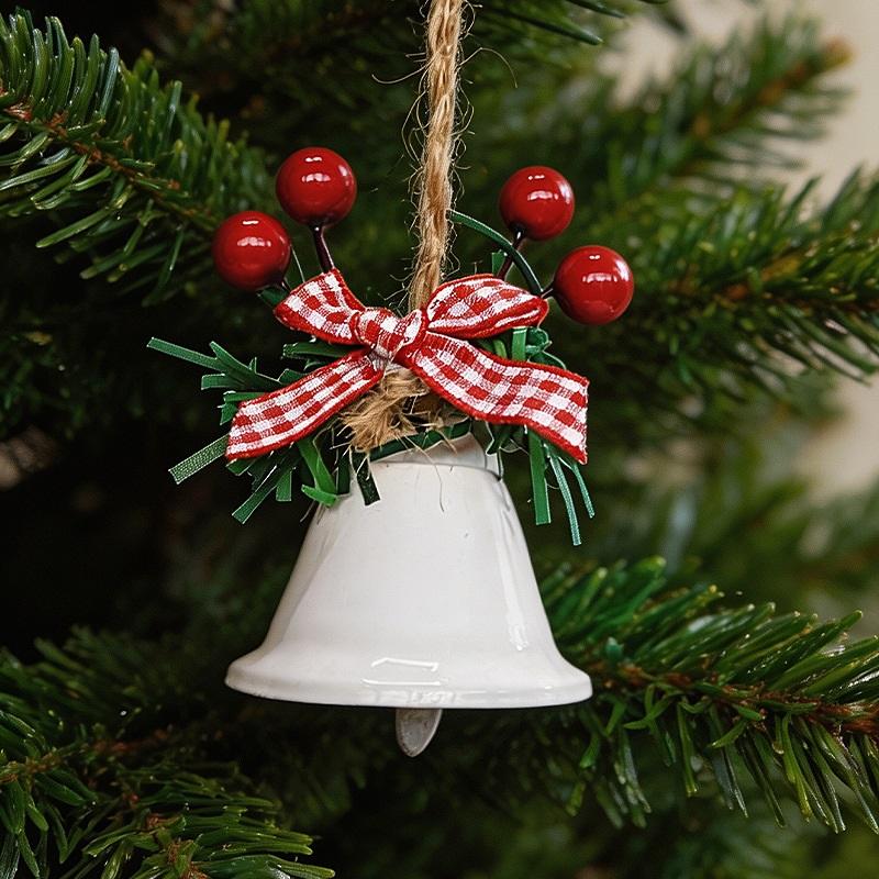 Christmas Decoration Christmas Tree Pendants Christmas Bells Twine Berry Accessories Christmas Tree Bow Bell Pendants