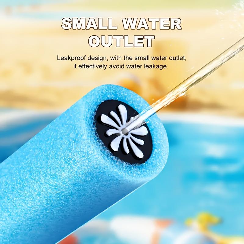 Colorful Pull-Out Straight Foam Guns with Ergonomic Handles, Soft Foam for Safe Summer Beach Pool Outdoor Water Play,Party Games