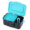 Portable Durable Plastic Fishing Bait Holder Box Worm Earthworm Lure Storage Case with Clip