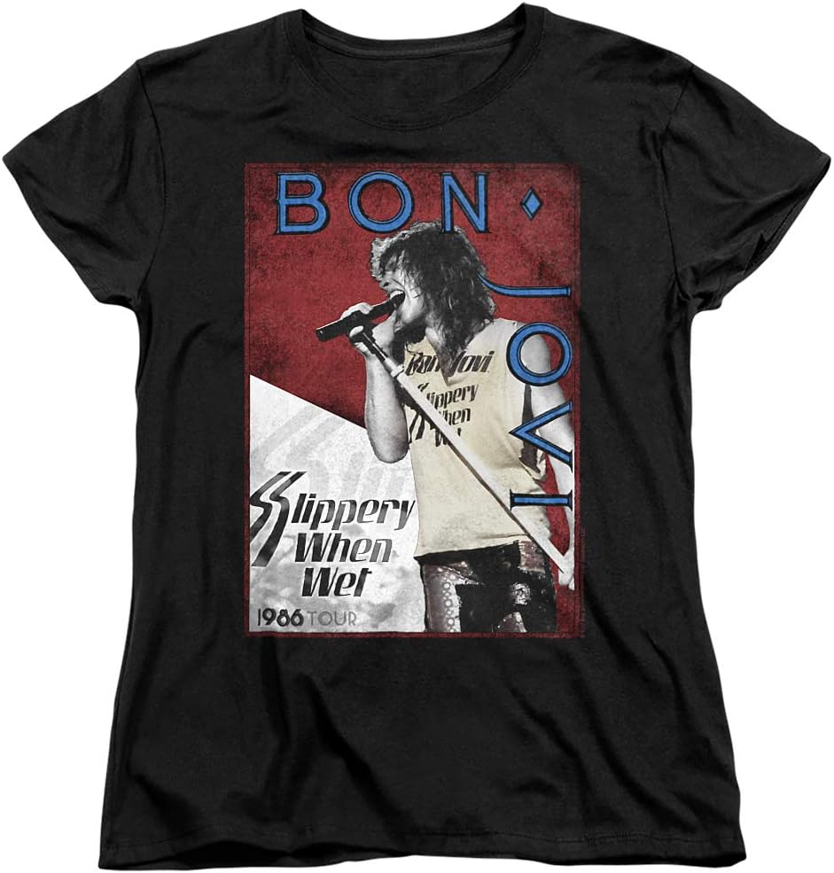 Bon Jovi Slippery When Wet 1986 Tour T-shirt XXXXL