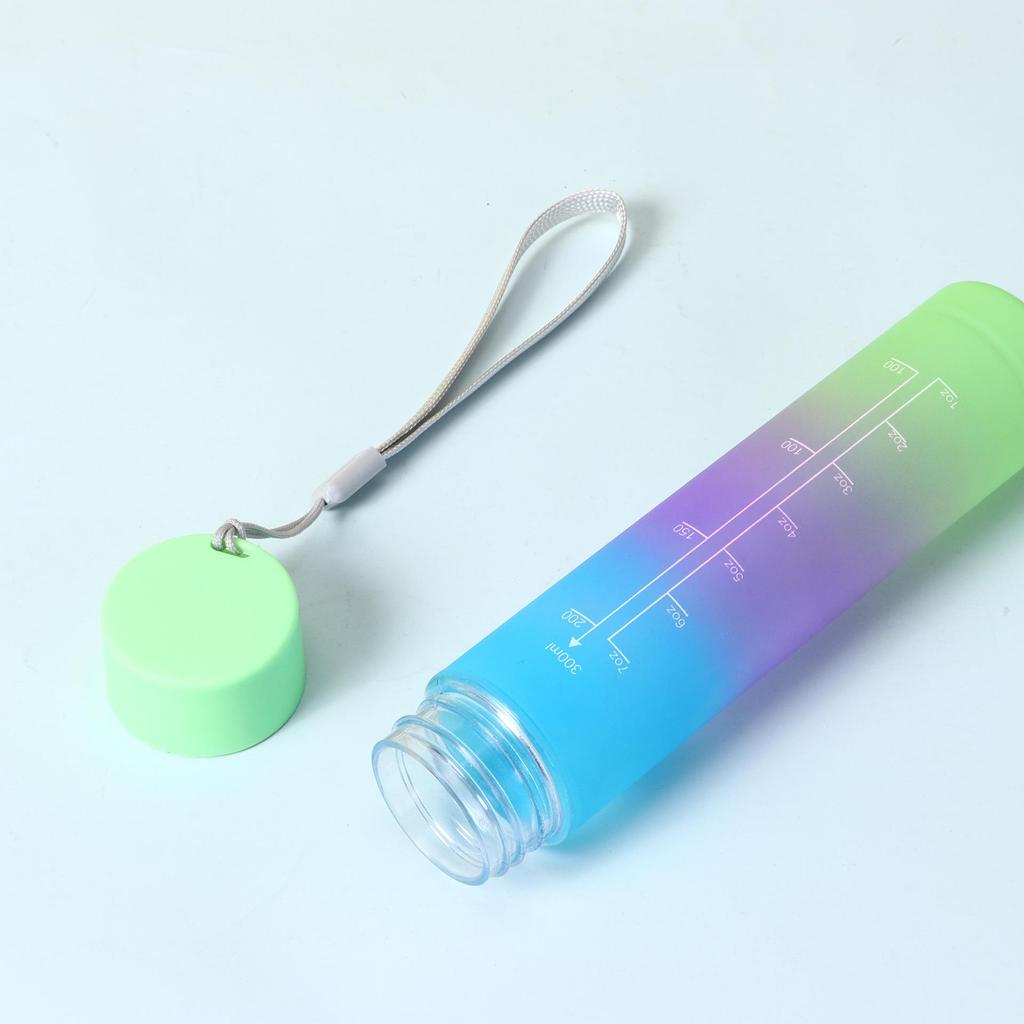 40oz Gradient Plastic Cup Set: Large Capacity, Portable Handle, Ice King Cup with Straw & Lanyard