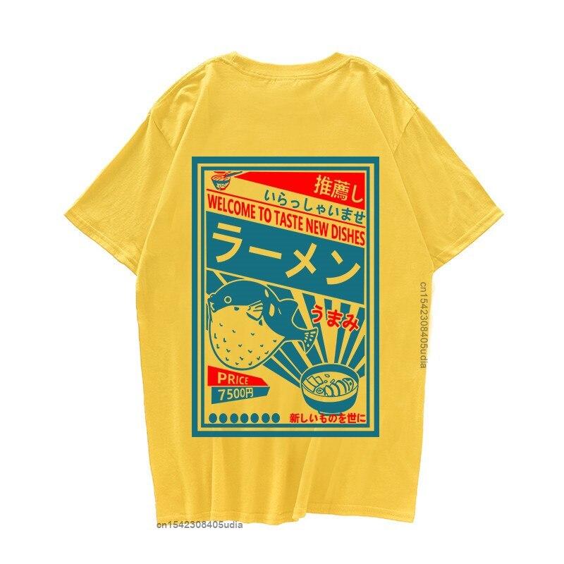 

Унисекс японская футболка Харадзюку унисекс летние футболки в стиле хип-хоп с графикой Дельфин лапша корабль мультфильм уличная одежда футболки топ хлопок XL