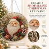 Perlen Diamantmalerei Sonnenfänger Set Bastelset Acryl Runde Platte mit Spitzenrand Perlen Basteln Weihnachten Diamantmalerei