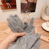 Kašmírové rukavice Králičí srst Mašle Kašmírové rukavice Korejská móda Vlněná látka Teplé Rukavice na jízdu Dotyková obrazovka A432