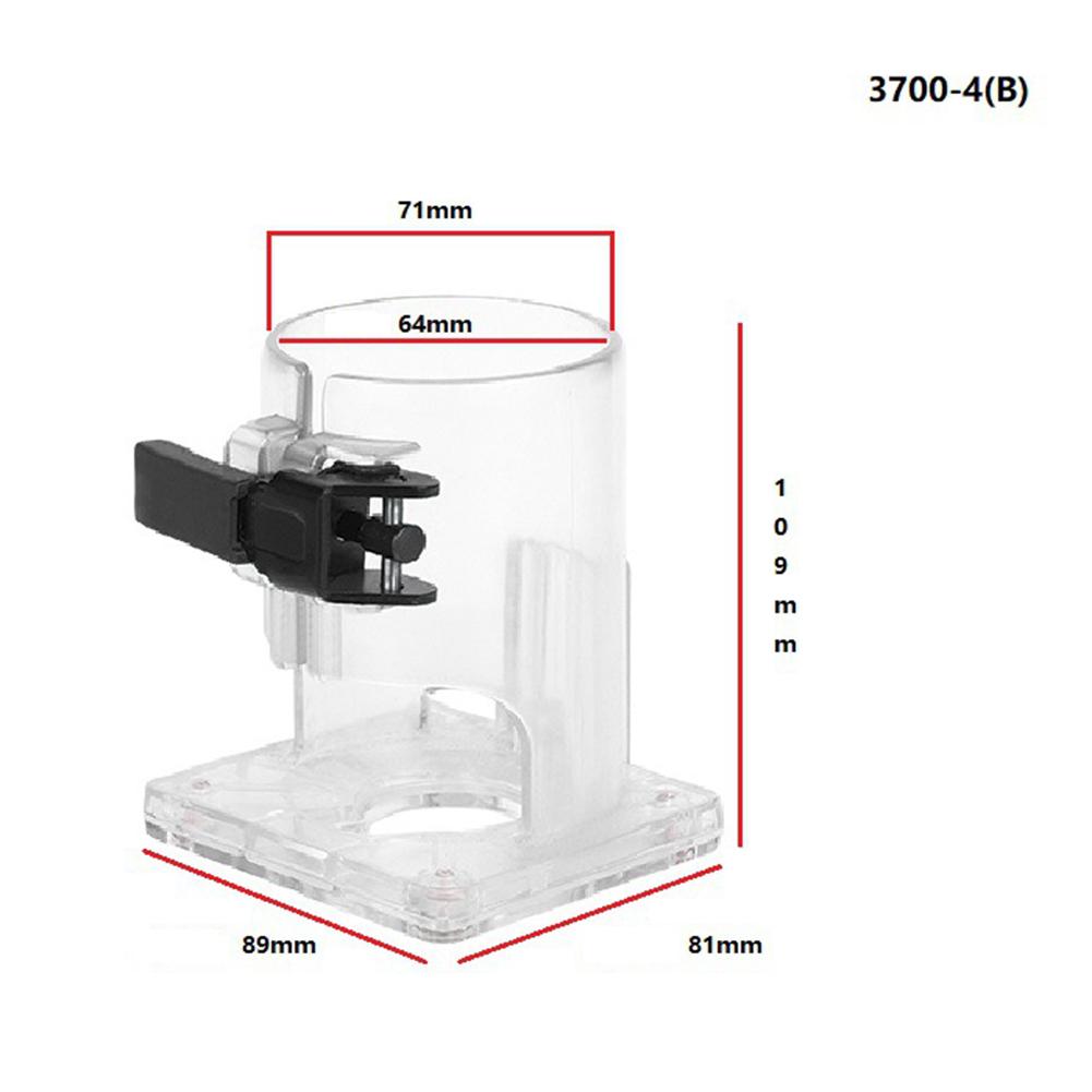 1pcs Base Of Trimming Machine Base Plunge Router Base Transparent Woodworking Machine Shield Machine Power Tool Accessories