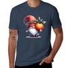 cute gnome holding orange TShirt Street Fashion Casual Tee Shirt