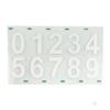5Pcs High Temperature Waterproof Invisible Digital Sticker  for Vehicles/Car/SUV