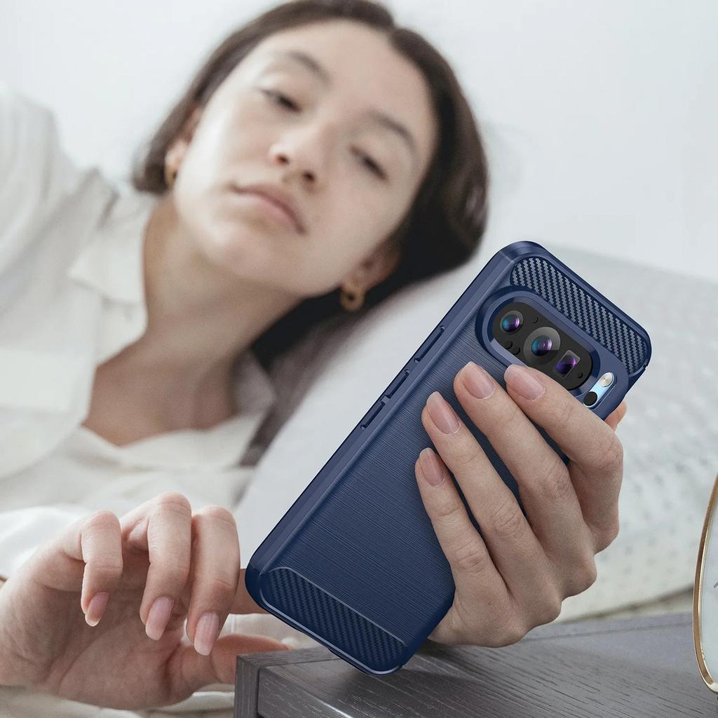 Phone Case For Google Pixel 9 ,flexible Tpu Fiber Protective Cover For Google Pixel 9