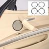 Soft Carbon Fiber Door Speaker Ring Sticker For BMW 3 Series E90 2005-2012