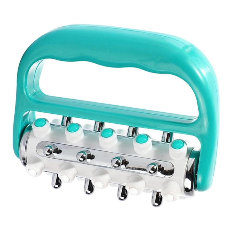 ABS Manual Body Massage Roller With Ergonomic Design For Full Body Muscle Recovery Home Gym Use