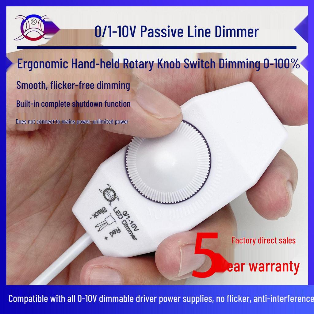 Dimmable 5-24W LED Driver, Flicker-Free, 0-10V Compatible, for Spotlights & Downlights, 5-Year Warranty