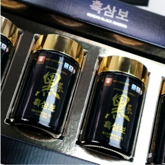 KOREA NO.1 Premium Korean Black Ginseng Saponin Extract, Panax 240g x 4 bottles