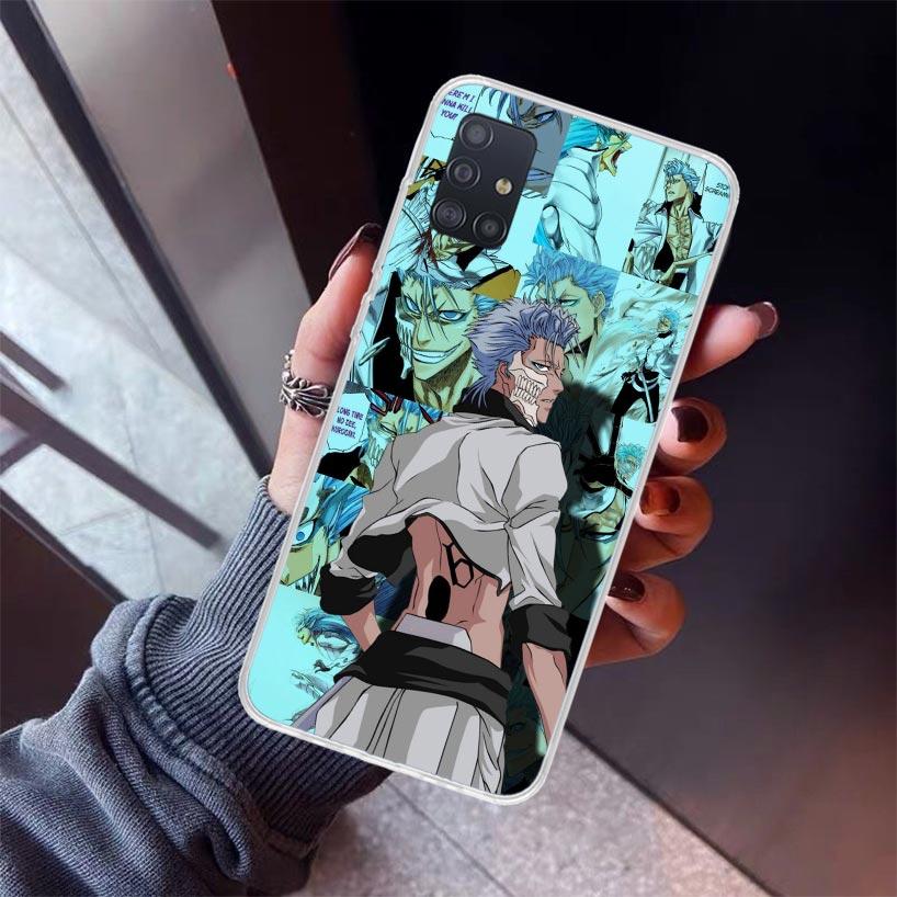 Grimmjow 6 Bleach Phone Case For Samsung Galaxy A52 A51 A50S A32 A22 A12 A02S A72 A71 A31 A70 A30S Note 20 Ultra 10 Plus S10 Gal