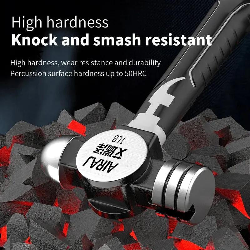 Malé kladivo Mini drápové kladivo Kladivo na hlavu Kladivo Osmihranné kladivo Multifunkční integrované kladivo na hřebíky Kladivo na hřebíky Dřevoobrábění