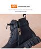 Boys' 2025 Autumn/Winter Fashion Casual Leather Ankle Boots for Middle and Big Kids - Korean Style
