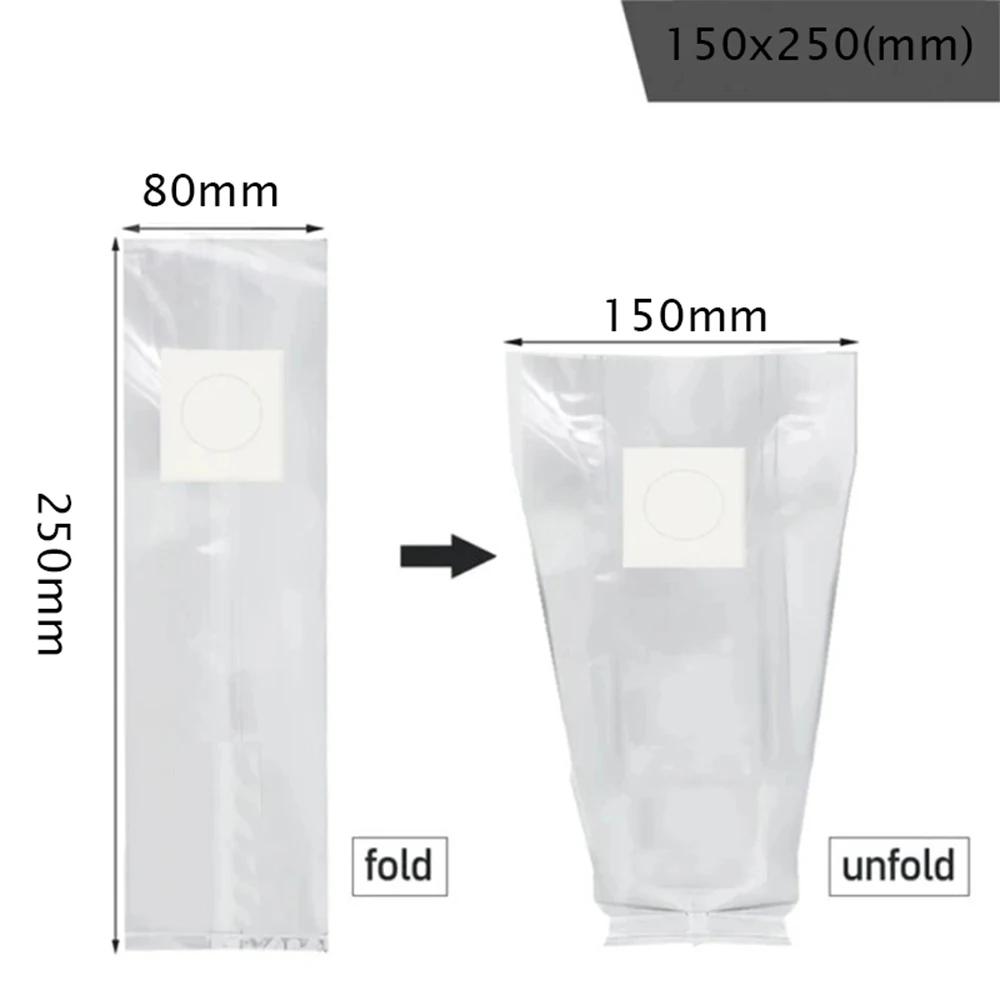 

Mushroom Spawn Grow Bag PP Substrate High Temp Pre Sealable Garden Supplies for Fungus Planting Ventilate Bags Garden Supplies 150x250x0.06mm