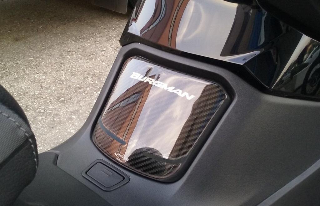 labelbike 3D Sticker Footboard Protection for Scooter SUZUKI BURGMAN 400 2017-2023