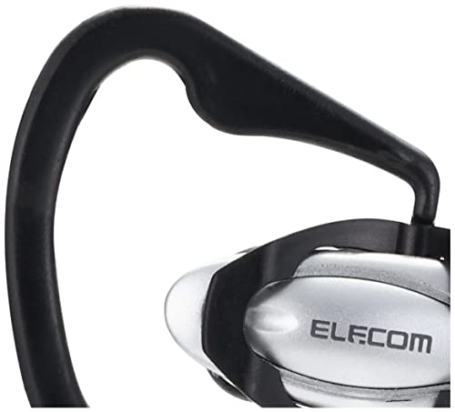 ELECOM HS-EP13SV Headset with Microphone, Single Ear, 1.8m Earhook