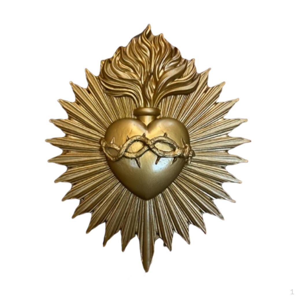 Plaque Gothic Statue Resin Feng Shui Wall Hanging Sculpture Ornament for Men Women Household