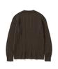 KNITTED [Nitied X Fashion Planet] Cable Round Knit Brown
