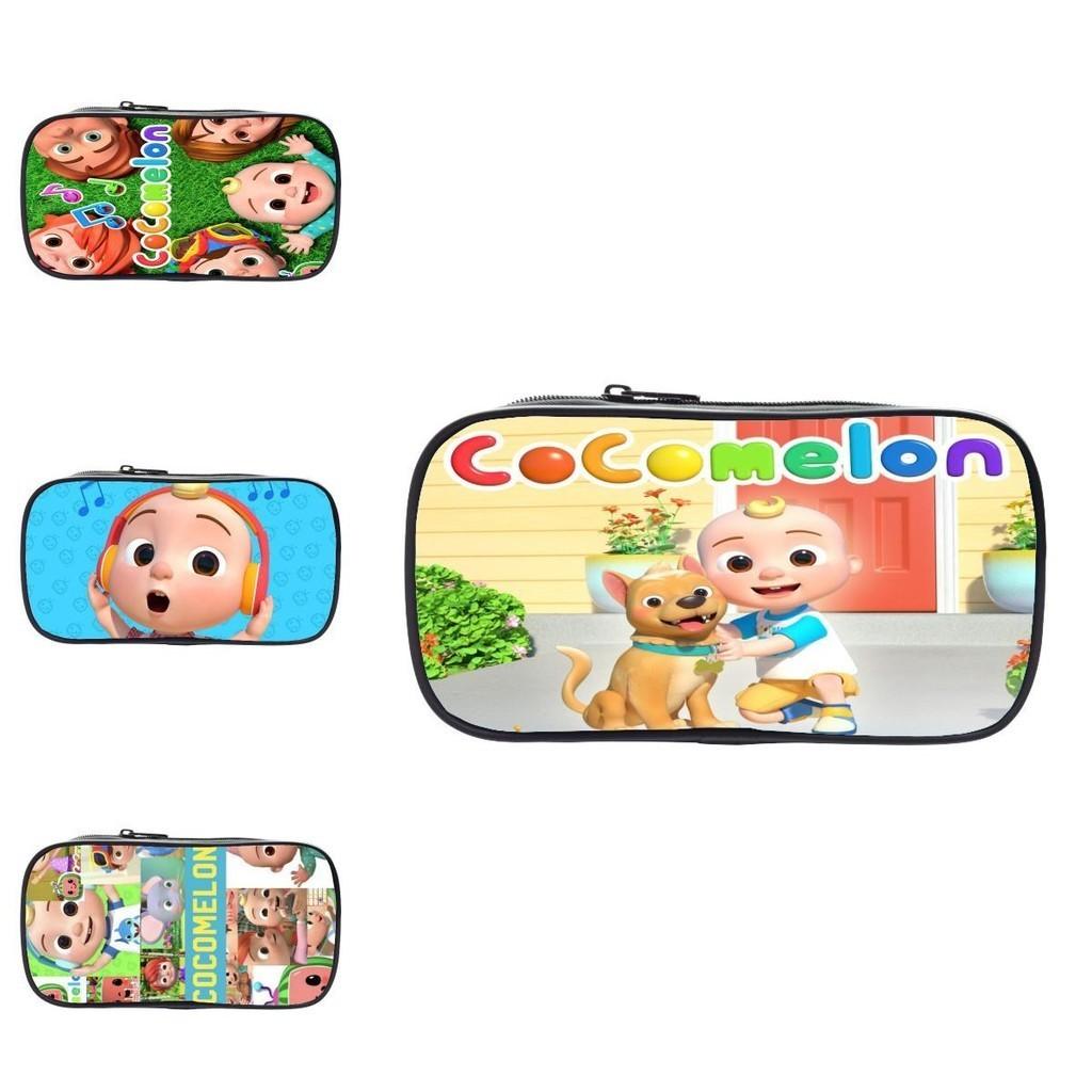 Cocomelon Pencil Box Large Capacity Storage Bag Ideal For Students And Kids