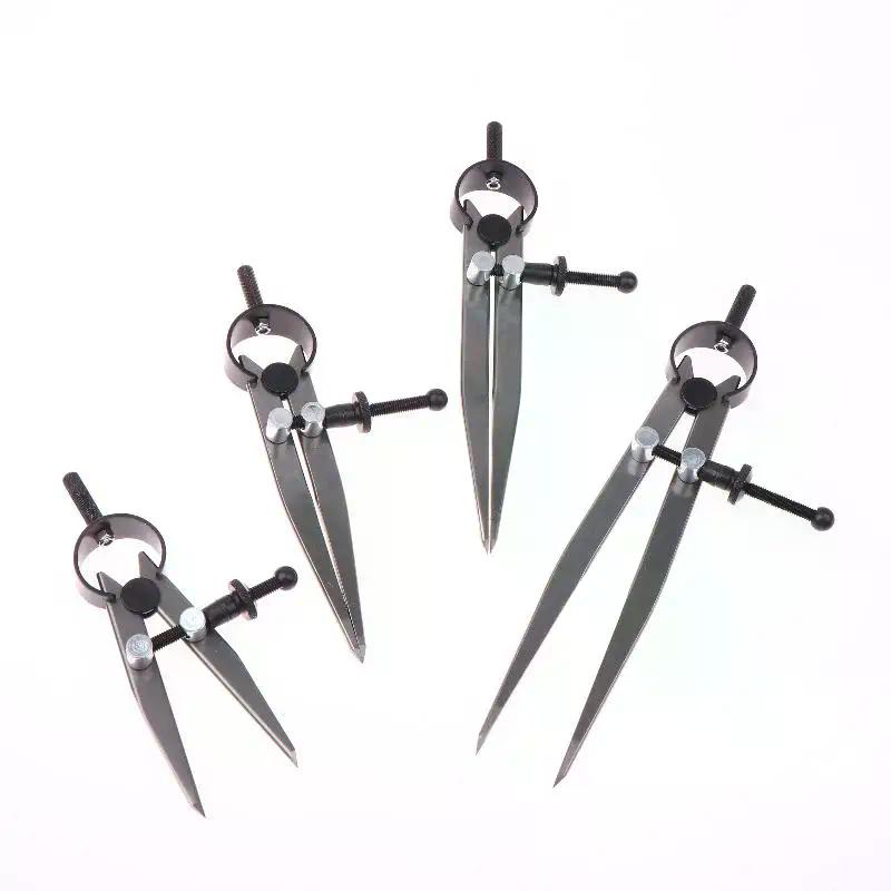 1 Piece Adjustable Compasses Gauges Leathercraft Line Marking Gauge Wing Divider Rotating Scratch Gauge Handcraft Leather Tool