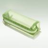 Cute Transparent Pencil for Case Mesh Makeup Storage Holder Pouch Solid Color for Travel Cosmetics Stationery Small Craf