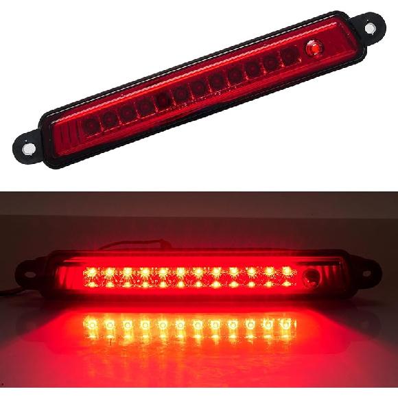 Third 3Rd Brake Light LED For 2014-2018 Chevy Silverado/GMC Sierra 1500 2500HD 3500HD, High Mount Rear Brake Lights Assembly, Waterproof Center Cab