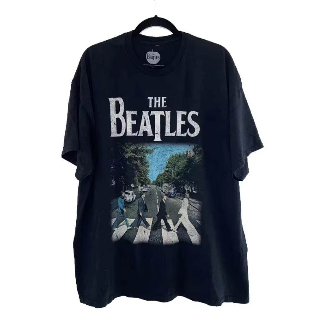 

The Beatles Retro Rock Cotton Shortsleeved Millennium 2026 New Cotton Summer Oversized Trendy Fashion Street Style Tshirt S