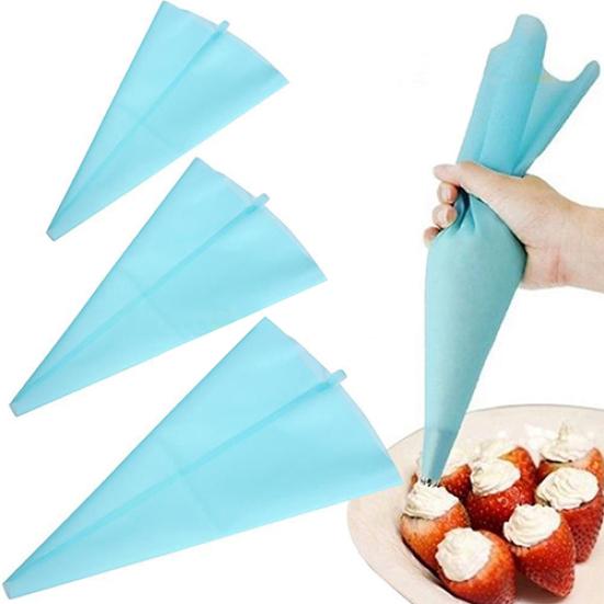 Reusable Silicone Cream Pastry Dessert Icing Piping Bag Cake Decorating Tool