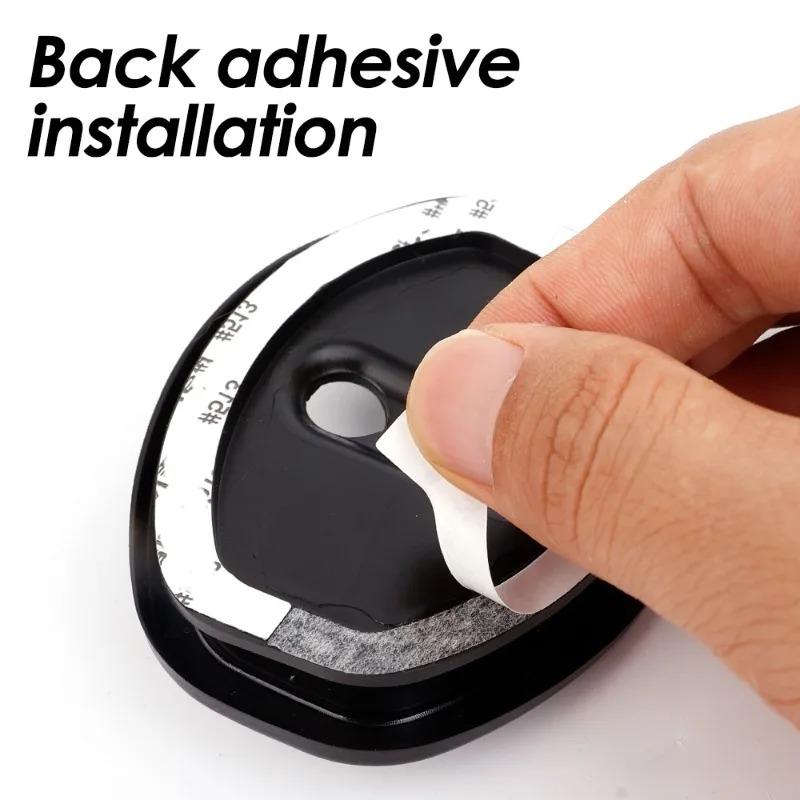 Silicone Car Door Lock Buckle Protection Cover for BMW Mercedes Tesla Model 3 Door Shock Absorber Cushion Silent Accessories