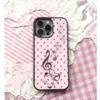 Custodia per Telefono INS Coreana Rosa Marrone a Pois Per iPhone 17 Air 16 15 14 12 13 11Pro Max Mini Plus Copertura Protettiva Anti-Caduta