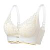 French gold thread lace gathering anti-sagging temperature underwear without steel ring upper support sub-breasts non-marking bra cover