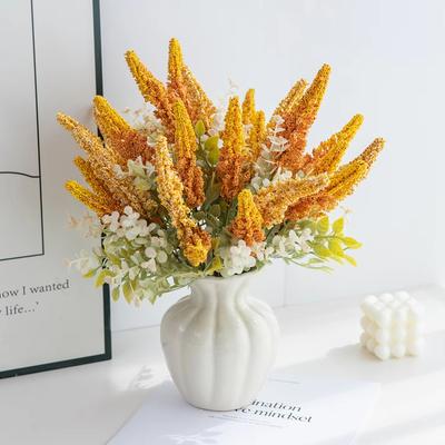 Silk Artificial Flowers Bubble Wedding Home Room Decora Outdoor Yard Wreaths Bridal Bouquets Vase Artistic Photography Prop Gift