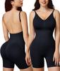 Plus Size U-Back Waist Cincher Bodysuit: Women's Seamless, Hip-Lifting, Tummy Control Shapewear