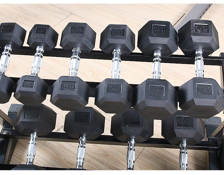 Baisheng Multi-functional Three-Tier Dumbbell & Kettlebell Gym Rack