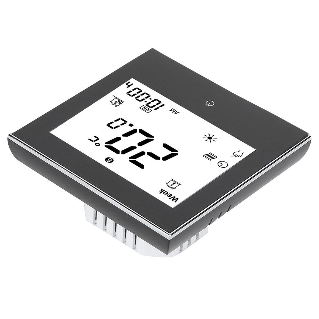 Heating Room Thermostat Weekly Programmable LCD Display Touching Screen 5A AC110‑230V