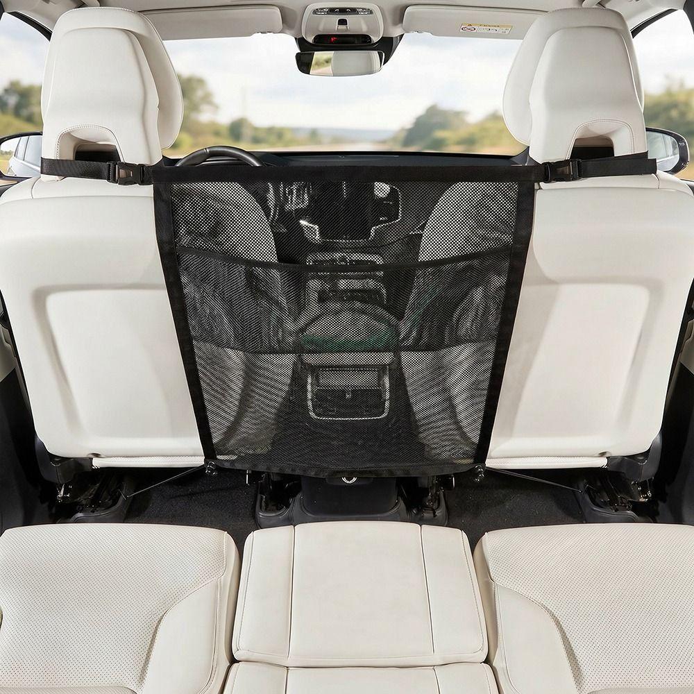 Sturdy Durable Car Seat Protective Net Elastic Edge Car Safety Mesh Pet Isolation Net Front Seat