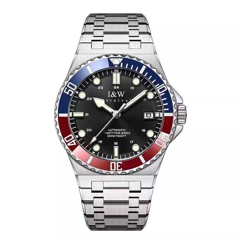 Montre Homme CARNIVAL Mechanical Military Watches for Man Brand Luxury Sports Automatic Wrist Watch 300m Waterproof Reloj Hombre
