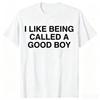 2026 Sommer Unisex Kurzarm T-Shirt Lustiger Meme Ich werde gerne Guter Junge genannt Aufdruck Sarkastisch Lässig Grafik T-Shirt Für Unisex Unisex