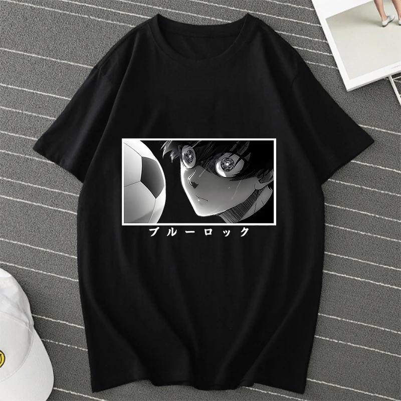 BLUE LOCK Yoichi Isagi Manga Tričko Retro Hip Hop Unisex Tričko Streetwear Grafická Trička BLUE LOCK Nadměrná Trička Topy