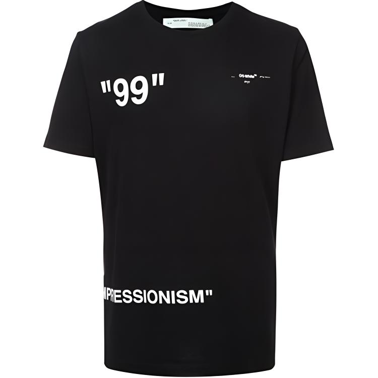 OFF WHITE Koszulka z nadrukiem Ice Man OMAA027R191850011088