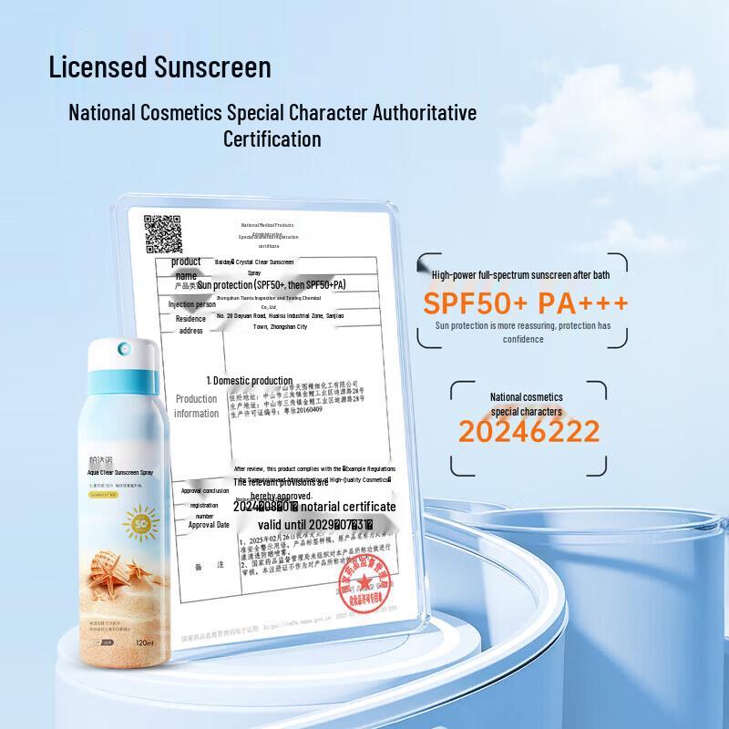 Padano High SPF Waterproof Sunscreen Spray