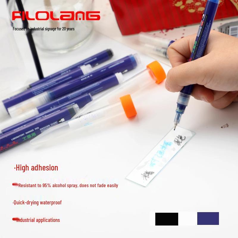 Ferrolan MK-077 Industrial Oil-Based Refillable Waterproof Quick-Dry Fade-Resistant Pen