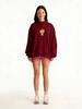 Women's Casual Spring & Autumn Trendy Long Sleeve Mid-high Collar Hoodie