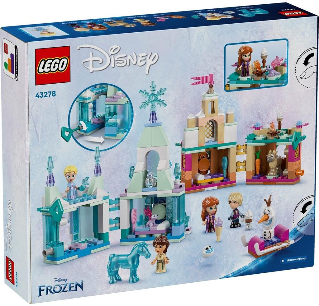LEGO Constructor House Disney Frozen Arendelle Castle and Elsa's Ice Palace (43278)