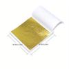 100 Sheets Aomily 9x9cm K Pure Practical Shiny Gold Leaf for Gilding Funiture Lines Wall Crafts Handicrafts Gilding Decoration