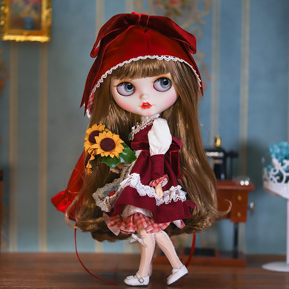 ICY Fortune Days Doll Clothes, 1/6cm Doll Dresses & Accessories, Suitable for Blythe, Obitsu, and Licca-chan Dolls (6+) (BL11209)