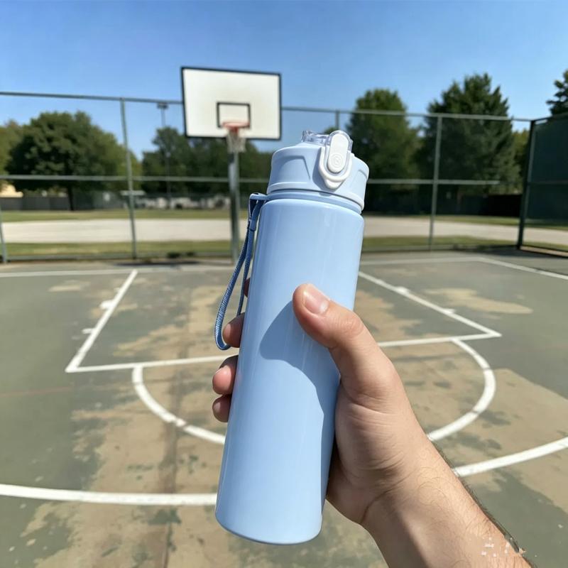 1PC Retro Horned Beast Creature Sketch Print 750ml Portable Sports Water Bottle Leakproof Gym Outdoor Travel Drink Cup