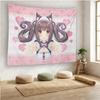 1 Stück Süßes Kawaii Anime Mädchen Wandteppich Cartoon Wandbehang Dekor für Wohnheim Schlafzimmer Perfektes Geschenk für Anime-Fans